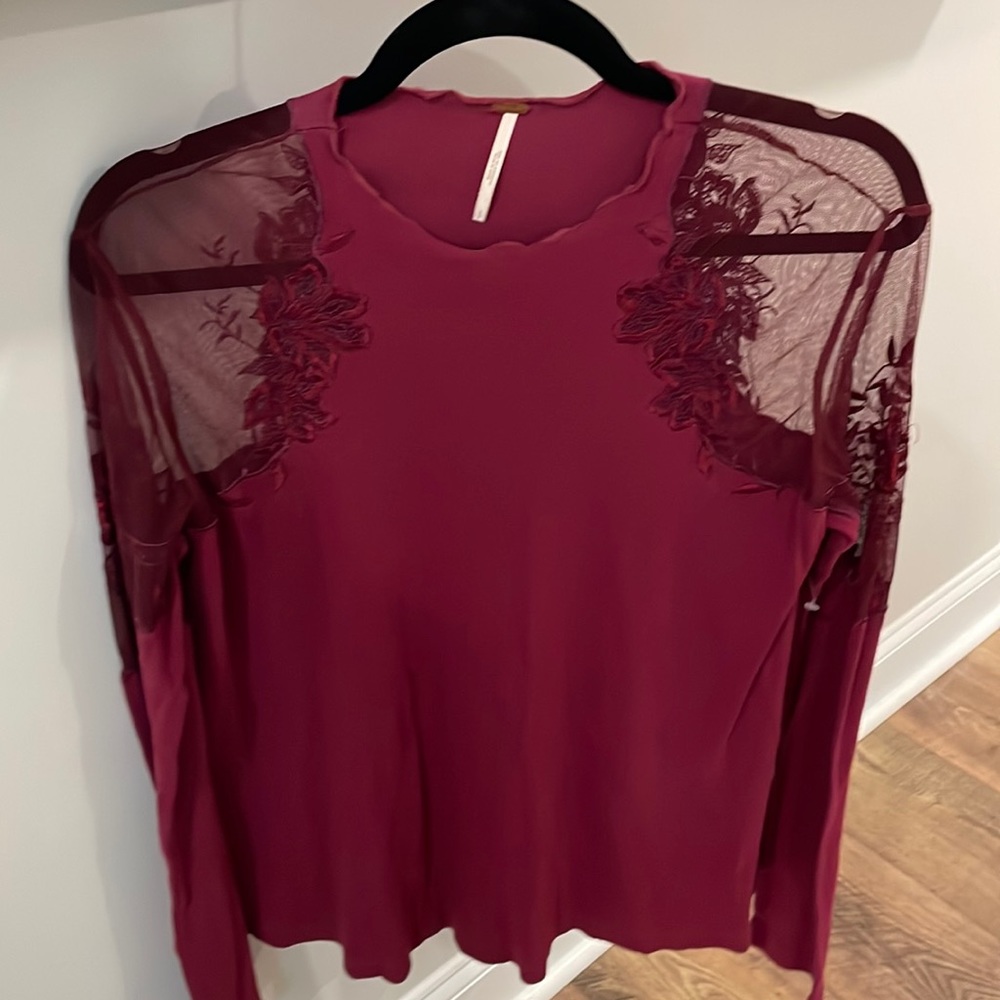 Free people illusion sleeve top